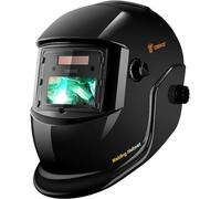 DEKO Careta Soldar de Color Verdadero, Grande Pantalla Grande Casco de Soldador Oscurecimiento Automático Energía Solar, Trabajar Largas Horas, Batería Intercambiable