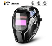 DEKO energía Solar oscurecimiento automático de soldadura casco w/sombra ancho rango 9-13 batería DNS-550E