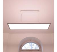 Deko-Light Colgante LED 3422, angular, dip-switch, blanco