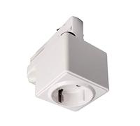 Deko-Light riel trifásico D Adaptador de toma de línea, blanco, 1380 W