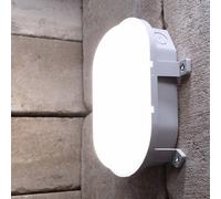 Deko-Light Sotano lámpara resistente a la humedad, gris, interruptor DIP