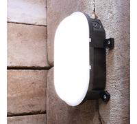 Deko-Light Sotano lámpara resistente a la humedad, negro, interruptor DIP