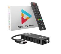 DEKO TV Mini Decodificador TDT HD 2024 Stick - Sintonizador TDT HD DVB-T2 USB - Receptor TDT HD - Descodificador Digital para TV TDT Television - TDT HDMI