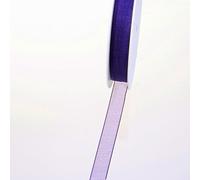 Deko und Band 53736 - Cinta de Organza con Flecos - 15 mm 50 m Col. 84 Lila - 53736 - 15 - 50 - 84