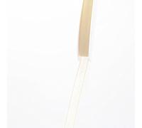 Deko und Band 53736 - Cinta de Organza con Flecos - 15 mm 50 m Col. Crema 02 - 53736 - 15 - 50 - 02
