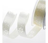 Deko und Band 'Banda Decorativa Open Spring Flower - 40 mm - Rollo de 20 m - Crema - 52140 50 CD-R 40