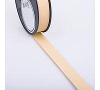 Deko und Band 'Resistente a la Intemperie Poly Banda con Madera Vetas - Crema - 25 mm - 91 m Rollo - 35