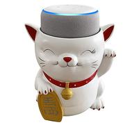 Dekodots - Soporte de Mesa para Altavoz Inteligente, Soporte Decorativo para Amazon Echo Dot o Google Home Mini, diseño portátil, sin interferencia de Sonido o micrófono, poliresina Duradera