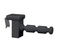 dekohaken24.de 4 ganchos decorativos para ventanas con espaciador, ideal para decoración de ventanas o Navidad, rango de sujeción 10-27 mm (antracita, M)