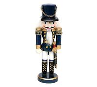 Dekohelden24 520213 Encantador Cascanueces con diseño de Soldado en Azul, clásico, Aprox. 25 cm