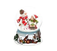Dekohelden24 Bola de nieve, aprox. 6,5 cm