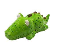 Dekohelden24 Hucha de cocodrilo, Hucha Infantil, diseño de cocodrilo, Color Verde, 22 x 11 x 8 cm