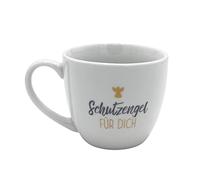 Dekohelden24 Taza de Porcelana Maxi-XXL con diseño de ángel de la Guarda para ti, tamaño 9,2 x 10,5 cm, Capacidad 400 ml, Apta para lavavajillas, 9,2 cm