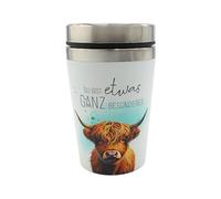 Dekohelden24 Taza térmica para llevar, taza de café, taza térmica, taza de viaje, diseño de búfalo, eres algo muy especial, tamaño alto: 13,5 x 8,4 cm, capacidad: 240 ml.