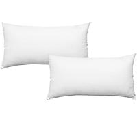 Dekohome Pack 2 Almohadas de Fibra Siliconada, Antialérgica, Fibra Hueca de Alta Recuperación, 40 x 90 cm