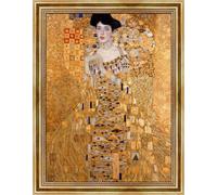 Dekomundo Imagen con marco dorado de Adele Bloch Bauer Gustav Klimt (40 x 50 cm, 16 x 20 cm)