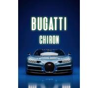 Dekomundo Póster de coche deportivo para garaje, cueva de hombre, salón, oficina, decoración para aficionados a los coches, cuadro de pared exclusivo, Bugatti Quiron, 30 x 40 cm