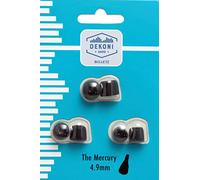 Dekoni Audio Almohadillas de Espuma moldeables con Aislamiento de Espuma viscoelástica, 4,9 mm, Color Negro pequeño (ETZ-Mercury-SM-9 mm)