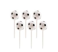 dekora 302057 Topper para Decoración de Pasteles y Balones de Fútbol Temáticos, Multicolor, D 2.3 cm