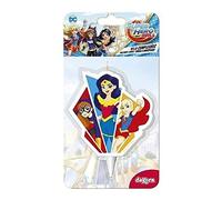 Dekora 346198 Vela Super Hero Girls para Decoración, Multicolor