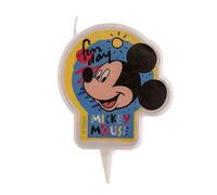 Dekora-346217 Vela de Cumpleaños 2D Mickey Mouse, Multicolor, 7.5 (1)