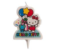 Dekora 346220 Vela 2D de Hello Kitty para Decoración, Multicolor, 2x7x15 cm