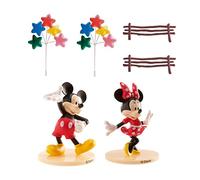dekora Kit de Decoración Torta Mickey y Minnie, Multicolor, Talla Única