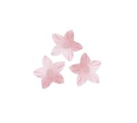 Dekora - Caja de 400 Mini Flores de Oblea Rosas para Decorar - Flores Comestibles para Tartas - Decoración Tarta Cumpleaños de Oblea - Colores Surtidos - 2 cm