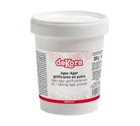 dekora - Aditivo Alimentario - Agar Agar en Polvo - Sustitutivo vegano de la gelatina - Envase con cierre hermetico - 300g