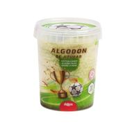dekora - Algodón de azúcar Fútbol - Golosinas cumpleaños futbol - sin gluten, sin lactosa, colorantes naturales - incluye una pegatina - sabor fresa - 30g