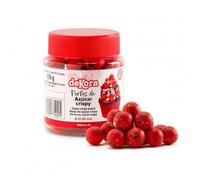 dekora - Bolas de Chocolate Crispy Navidad Rojo Verde y Blanco 176g (1,7-2 cm) - Sprinkles Navideños para Tartas y Cupcakes - Perlas Comestibles Crujientes