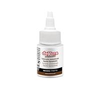 dekora - Colorante Alimentario Líquido Liposoluble Super Color - Agrega Color a tus Recetas Fácilmente - Azo Free, Sin Gluten y Sin Azúcar Añadido - Color Negro - Colorante Líquido 30 ml