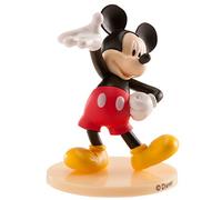 Dekora - Decoracion para Tartas con la Figura de Mickey Mouse de PVC con su Característica Pose de Bienvenida