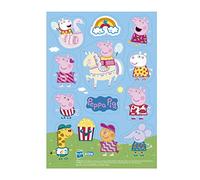 dekora Decoración Recortable de Tartas de Cumpleaños Infantiles de Peppa Pig