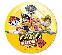 Dekora- Paw Patrol Decoracion Tartas de Cumpleaños, 20 cm, Multicolor (160129)