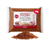 dekora - Dekocrunchies Canela 1 kg, Sprinkles de azúcar crujientes y con sabor intenso, Topping repostería, Perlas comestibles para decoración de tartas, galletas, donuts y bizcochos