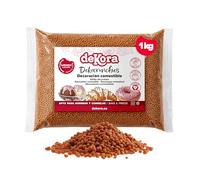 dekora - Dekocrunchies Caramelo 1 kg, Sprinkles de azúcar crujientes con sabor dulce e intenso, Topping repostería, Perlas comestibles para decoración de tartas, galletas, donuts y bizcochos