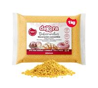 dekora - Dekocrunchies Vainilla 1 kg, Sprinkles de azúcar crujientes con sabor dulce e intenso, Topping repostería, Perlas comestibles para decoración de tartas, galletas, donuts y bizcochos