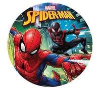 Dekora - Disco Comestible para Decoración de Tartas de Cumpleaños de Spiderman - 20 cm