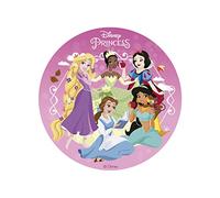Dekora - Disco Decoración de Tartas de Cumpleaños Infantiles Princesas - 15,5 cm