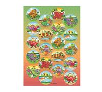 Dekora - Discos Minis Decoración de Tartas de Cumpleaños Infantiles Dinosaurios - 3,4 cm