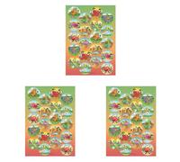 Dekora - Discos Minis Decoración de Tartas de Cumpleaños Infantiles Dinosaurios - 3,4 cm (Paquete de 3)