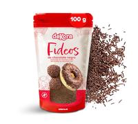 dekora Fideos de Chocolate 100 g - Topping sin gluten, Decoración comestible para Tartas, Postres y Cupcakes - Sprinkles de Cacao para Repostería Creativa