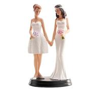 dekora Figura Boda Pareja Chicas 20cm