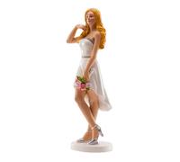 dekora -Figura de Novia para Tarta de Boda - Adorno Elegante y Original para Pastel Nupcial | Decoración Ideal para Tartas de Boda