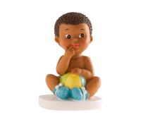 Dekora - Figura de Decoracion Bautizo Niño Marinero - 10 cm