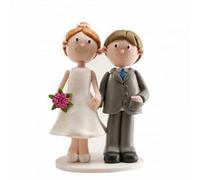 dekora Figura Tarta Boda Clay cogidos de la Mano 13cm