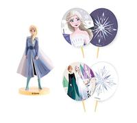 dekora Kit de Decoración de Tartas de Frozen 2 en PVC con Pinchos