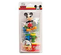Dekora - Kit de Decoración de Tartas de Mickey Mouse en PVC con Velas