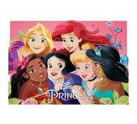 dekora - Lámina Comestible Princesas Disney - Papel de Azúcar A5 (14,8 x 21 cm) - Decoración para Tartas Infantiles - Sin Gluten, Sin Azúcar Añadido, Apta Vegetarianos - Fácil de Usar